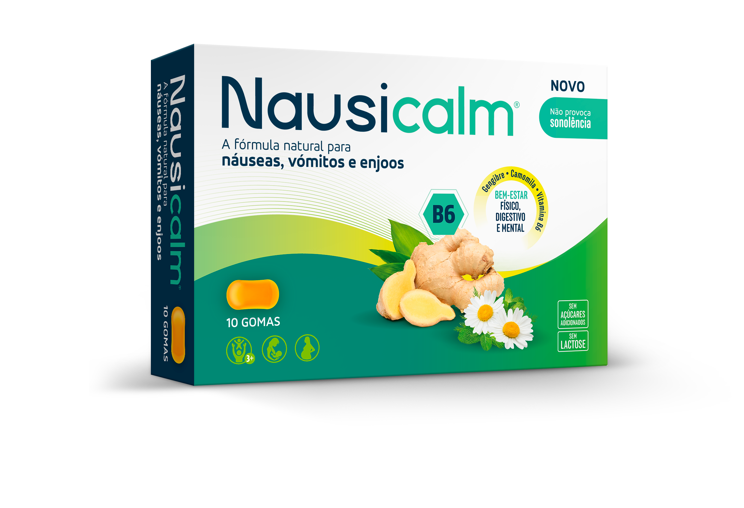 Nausicalm X10 Gomas Gengibre