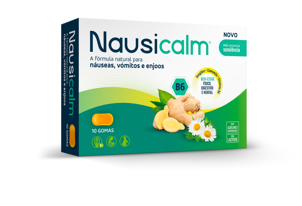 Nausicalm X10 Gomas Gengibre