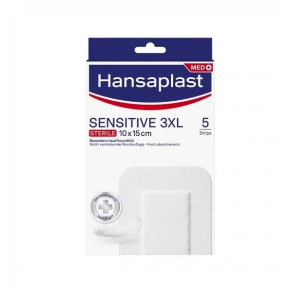 Hansaplast Sensitive Penso 3XL 10x15cm x5