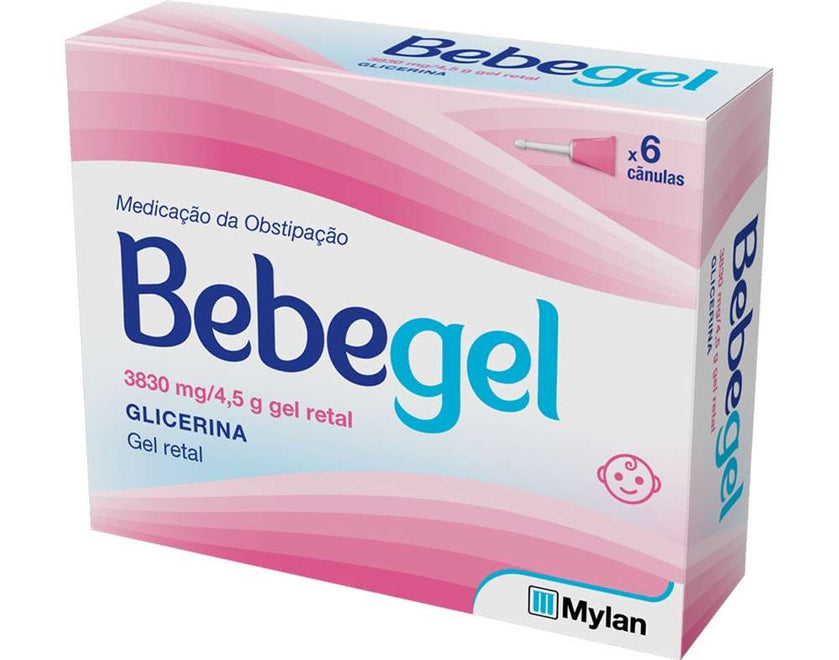 BEBEGEL, 3830 MG/4,5 G X 6 GEL RECT BISNAGA GELATINA