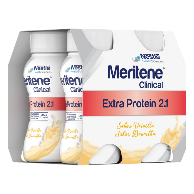 Meritene Clinical Extra Protein 2.1 Baunilha 200ml x4
