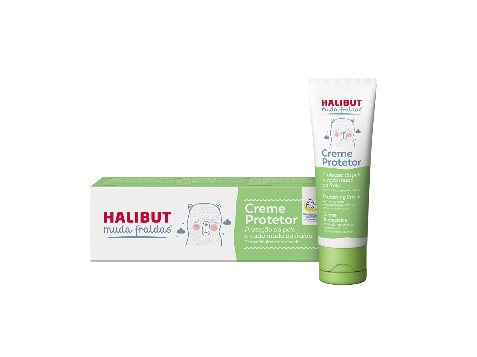 Halibut Muda Fraldas Creme Protetor 50g