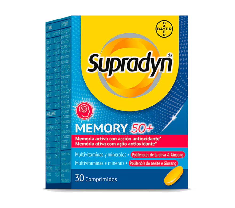 Supradyn Memory 50+ 30 Comprimidos