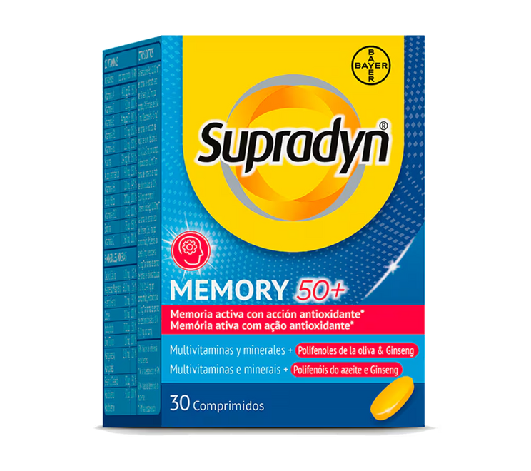 Supradyn Memory 50+ 30 Comprimidos