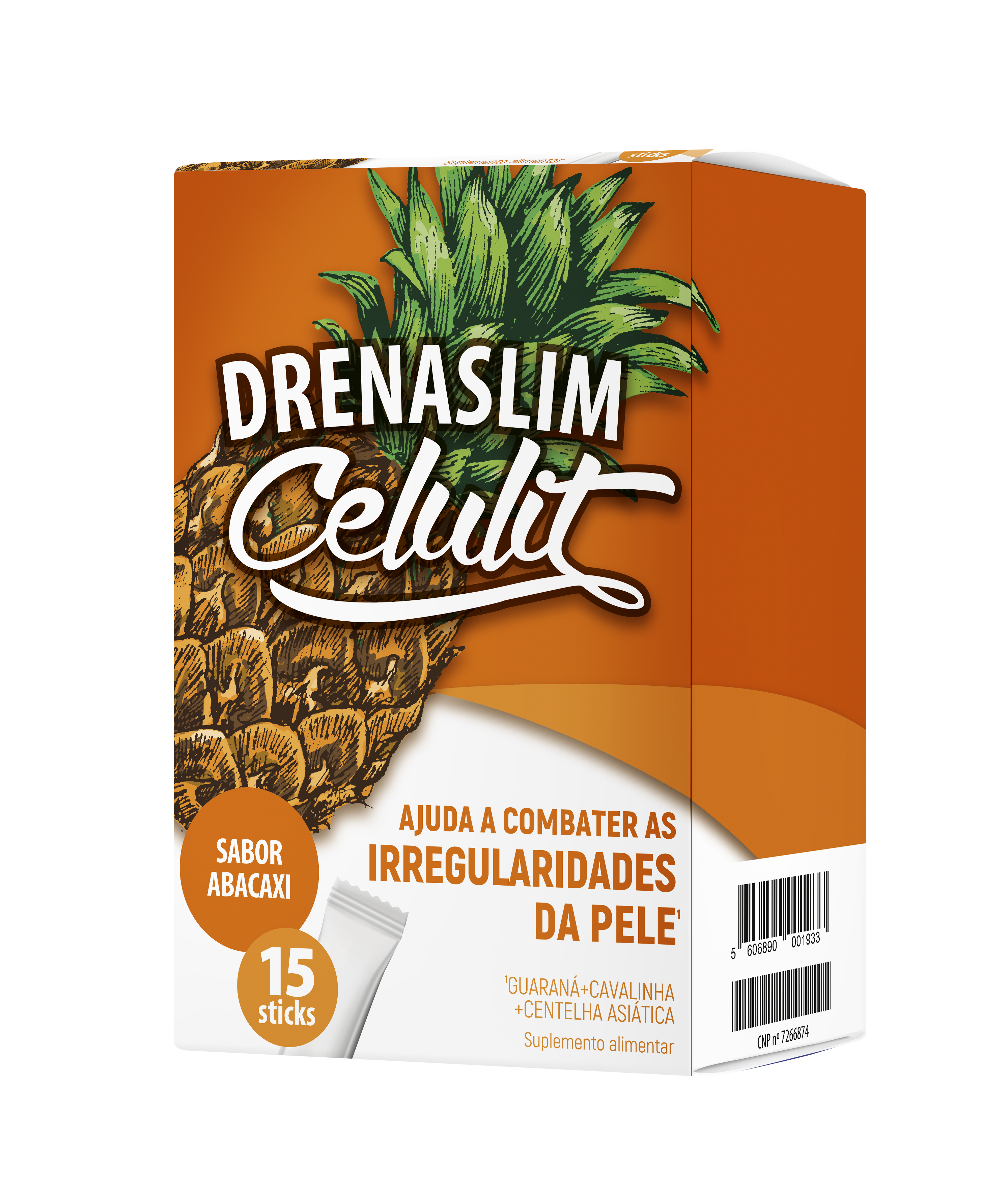 Drenaslim Celulit Sticks Abacaxi x15