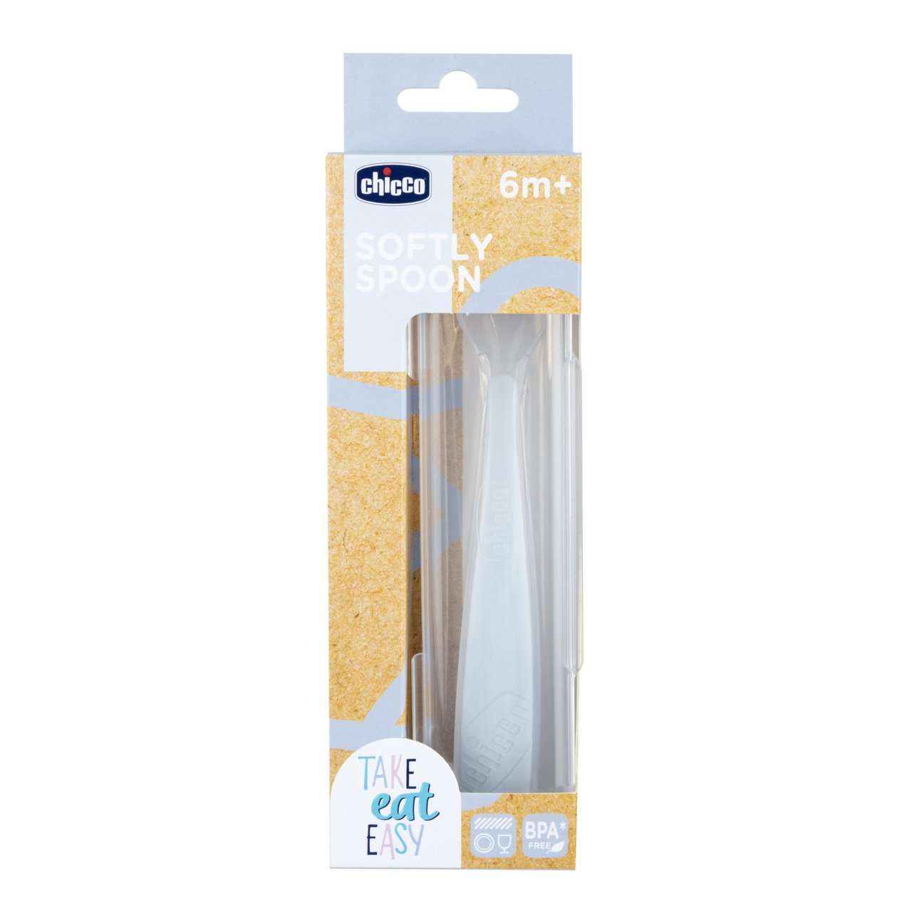 Chicco Colher de Silicone com Caixa 6M+