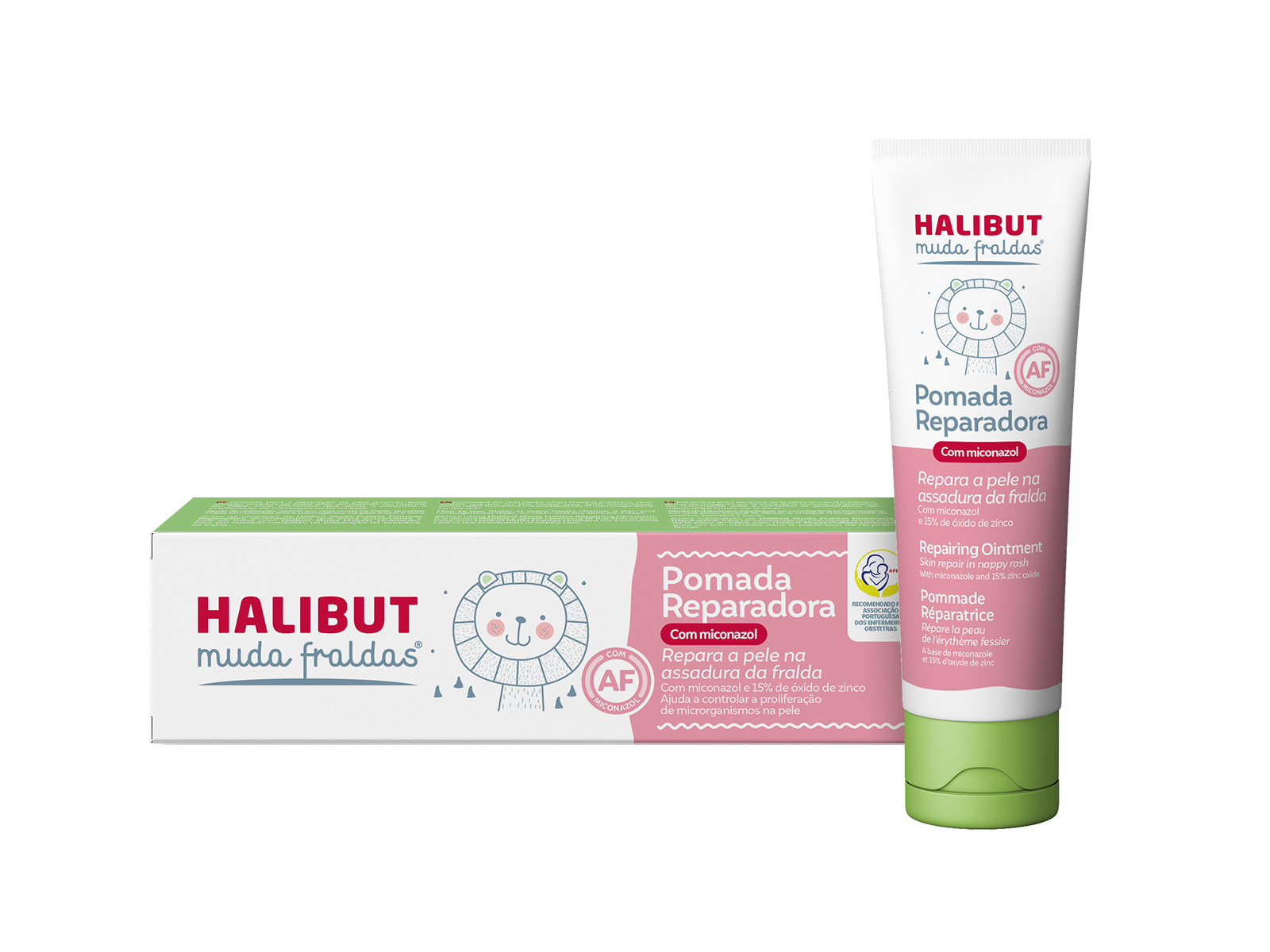 Halibut Muda Fraldas Pomada Reparadora 100g