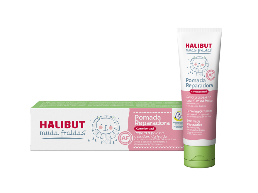 Halibut Muda Fraldas Pomada Reparadora 100g
