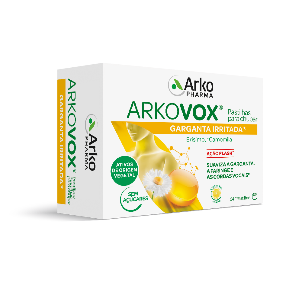 Arkovox Mel/Limão 24 Pastilhas