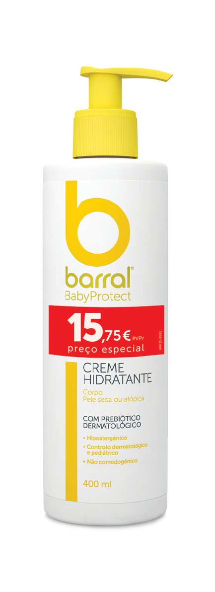 Barral BabyProtect Creme Hidratante 400ml Preço Especial