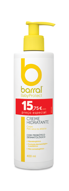 Barral BabyProtect Creme Hidratante 400ml Preço Especial