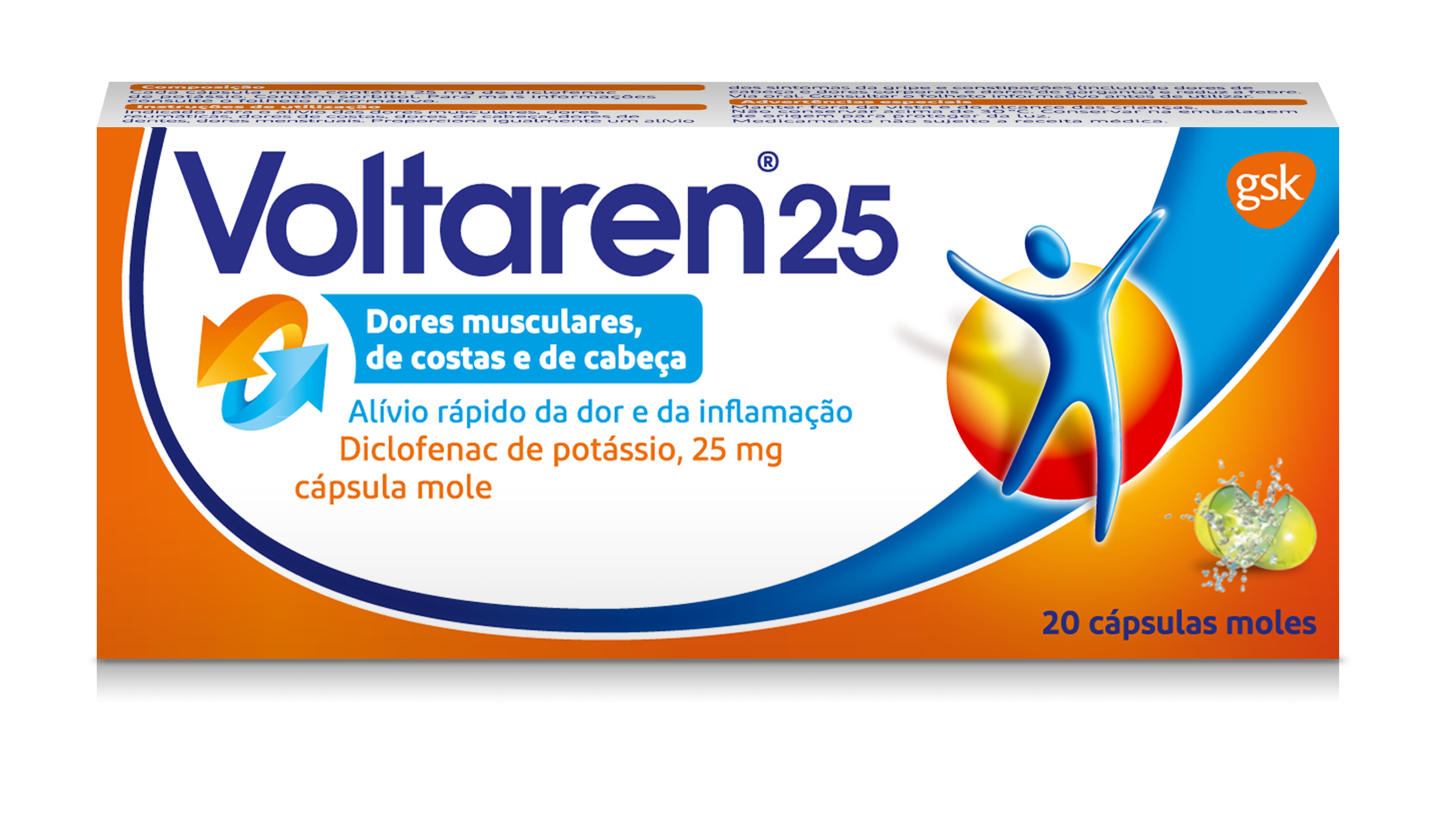 Voltaren 25 Mg (X20 Cápsulas Moles)