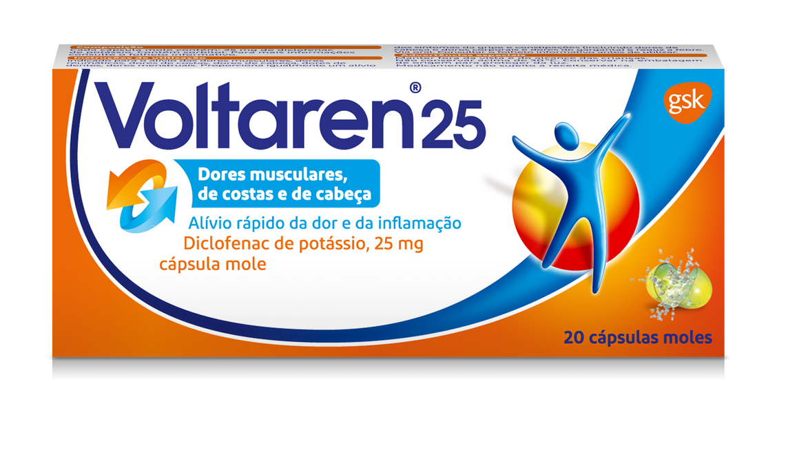 Voltaren 25 Mg (X20 Cápsulas Moles)