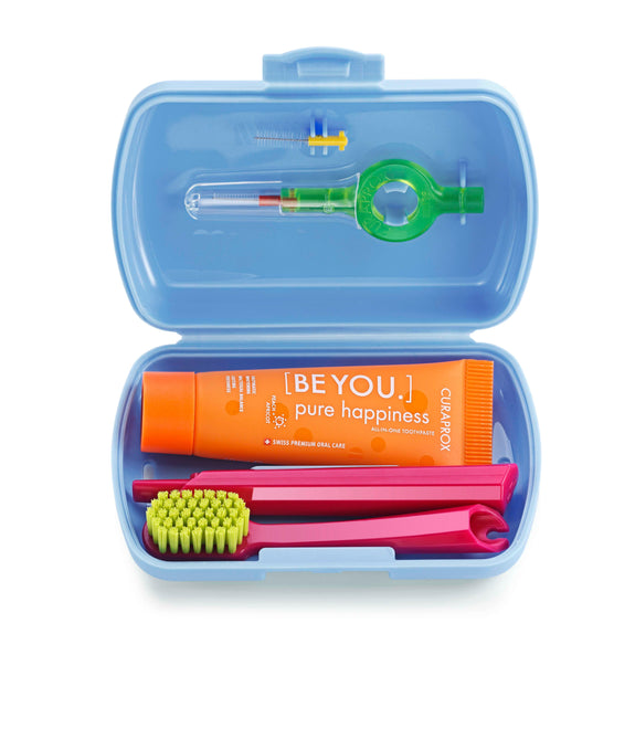 Curaprox Kit de Viagem Be You Pure Hapiness - Azul