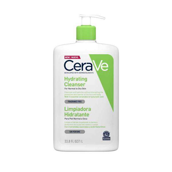 CeraVe Hydrating Cleanser Creme Hidratante de Limpeza 1000ml