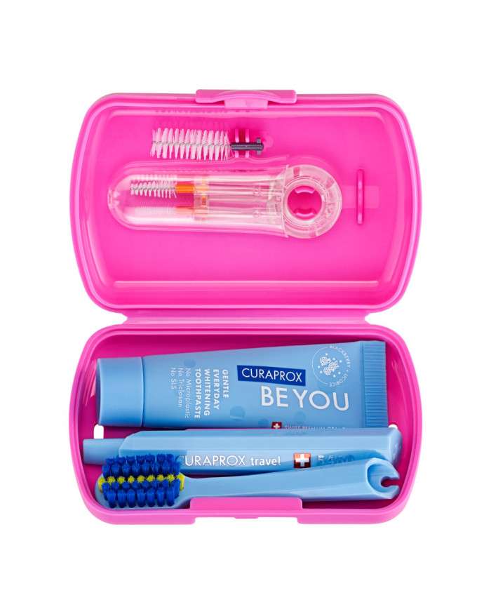 Curaprox Ortho Kit Viagem Rosa