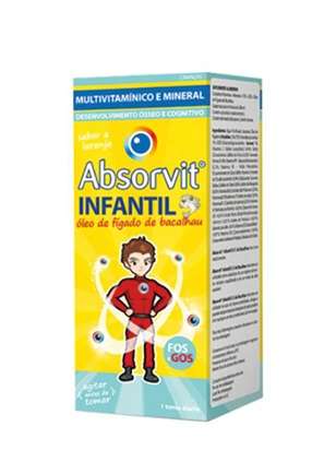 Absorvit Infantil Óleo de Fígado de Bacalhau + Vitaminas Emulsão 150ml