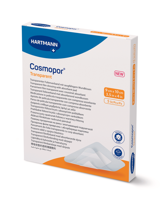 Hartmann Cosmopor Transparent Pensos X5 9x10cm