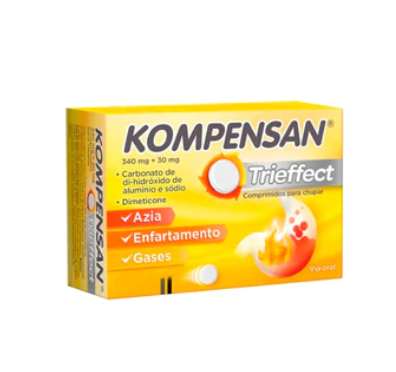 Kompensan Trieffect 340/30 Mg (X60 Comprimidos Mastigaveis)