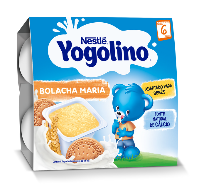 NESTLE YOGOLINO CEREAIS BOLACHA 4 X 100G