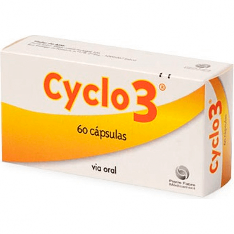 CYCLO 3, 150/150/100 MG X 60 CAPS ASCORBICO (ACIDO) (VITAMINA C)