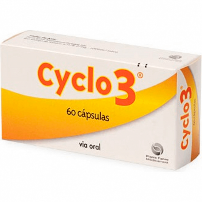 CYCLO 3, 150/150/100 MG X 60 CAPS ASCORBICO (ACIDO) (VITAMINA C)