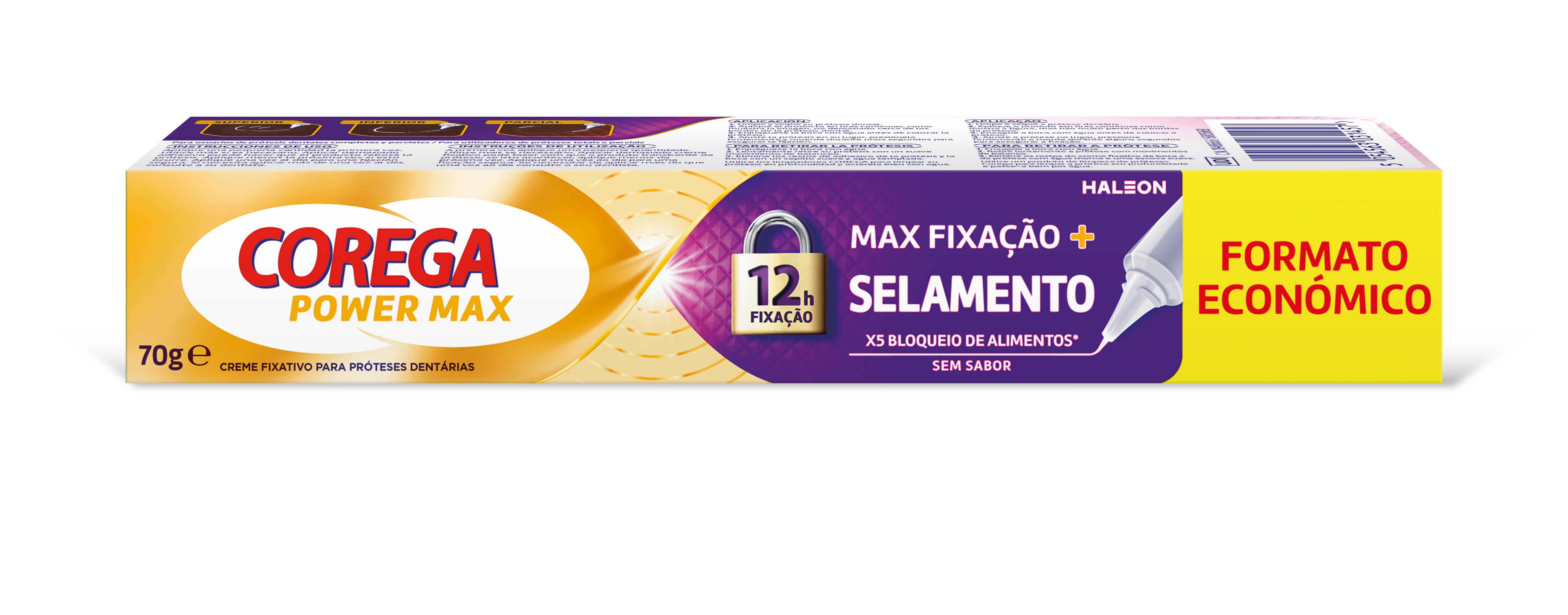 Corega Selamento Máximo Creme Fixador para Próteses – 70g