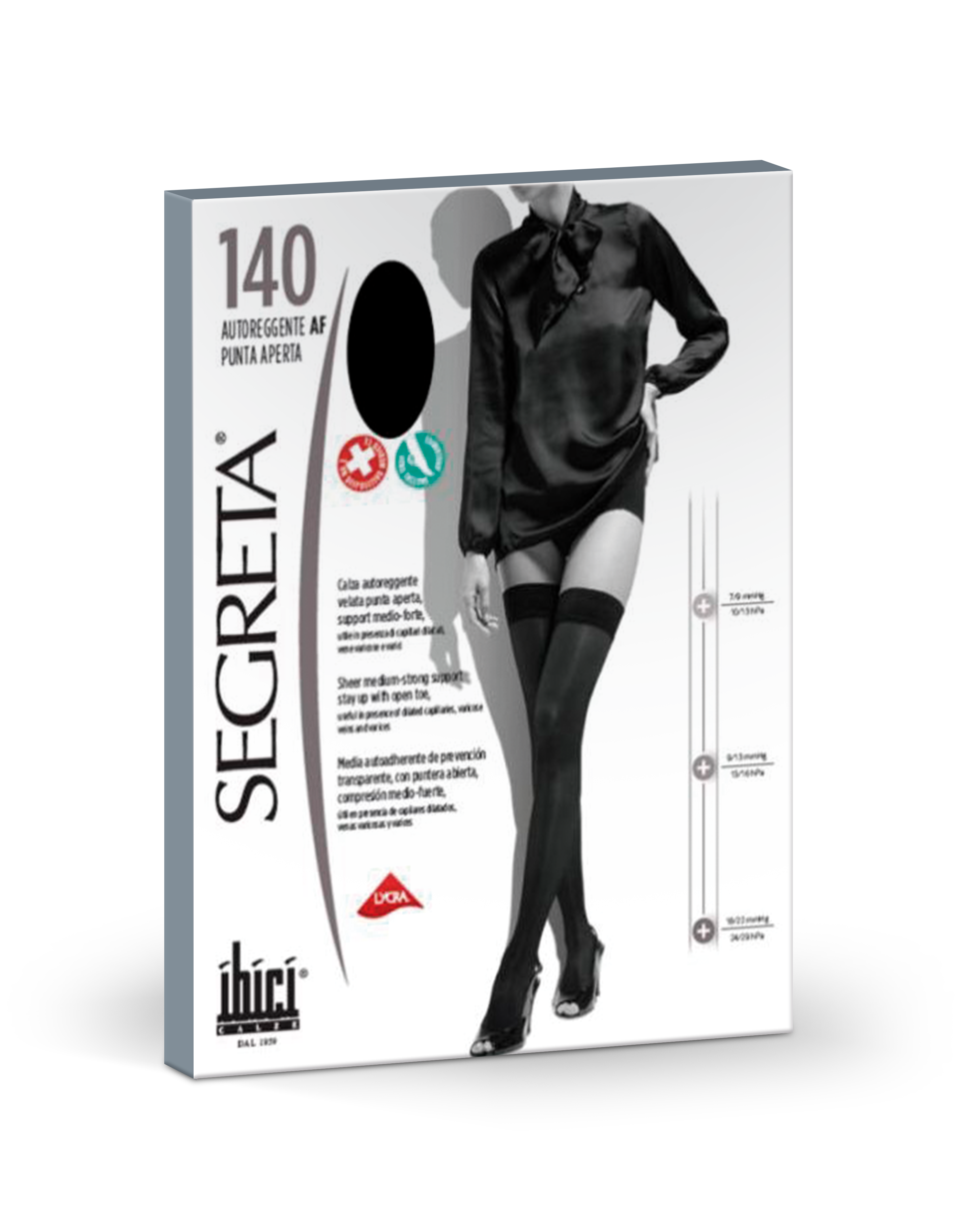 IBICI Segreta Meias Stay Up Punta Aperta 140 C36 T2
