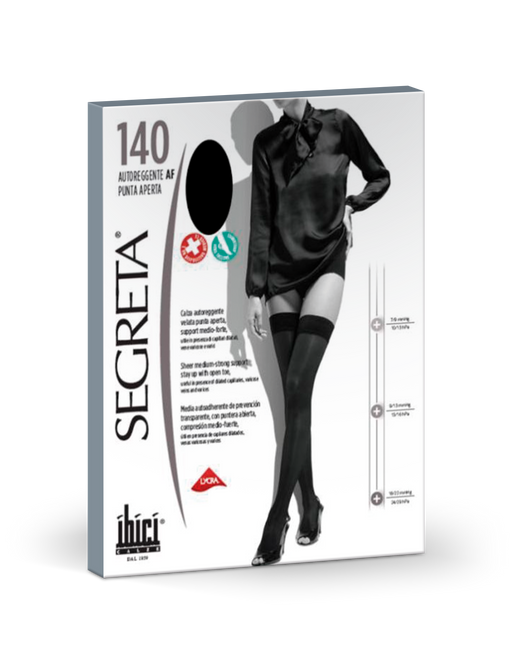 IBICI Segreta Meias Stay Up Punta Aperta 140 C36 T4