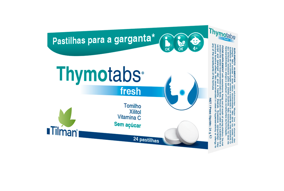 Thymotabs Fresh Pastilhas Garganta X24