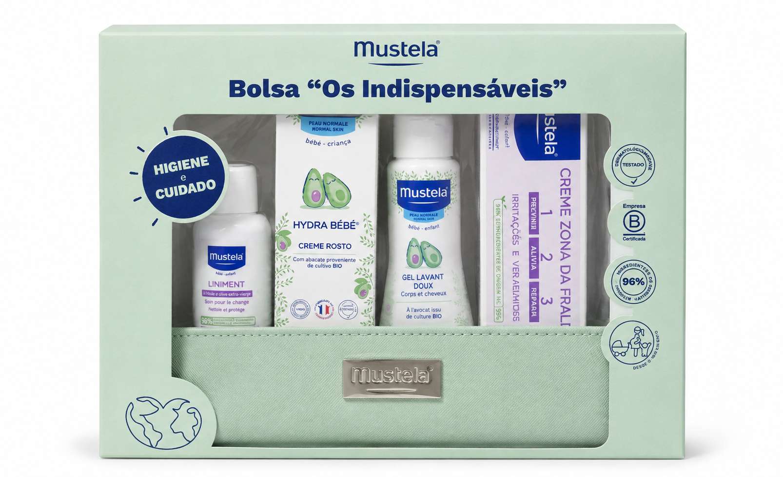 Mustela Kit Bolsa Indispensaveis Bebé Menta