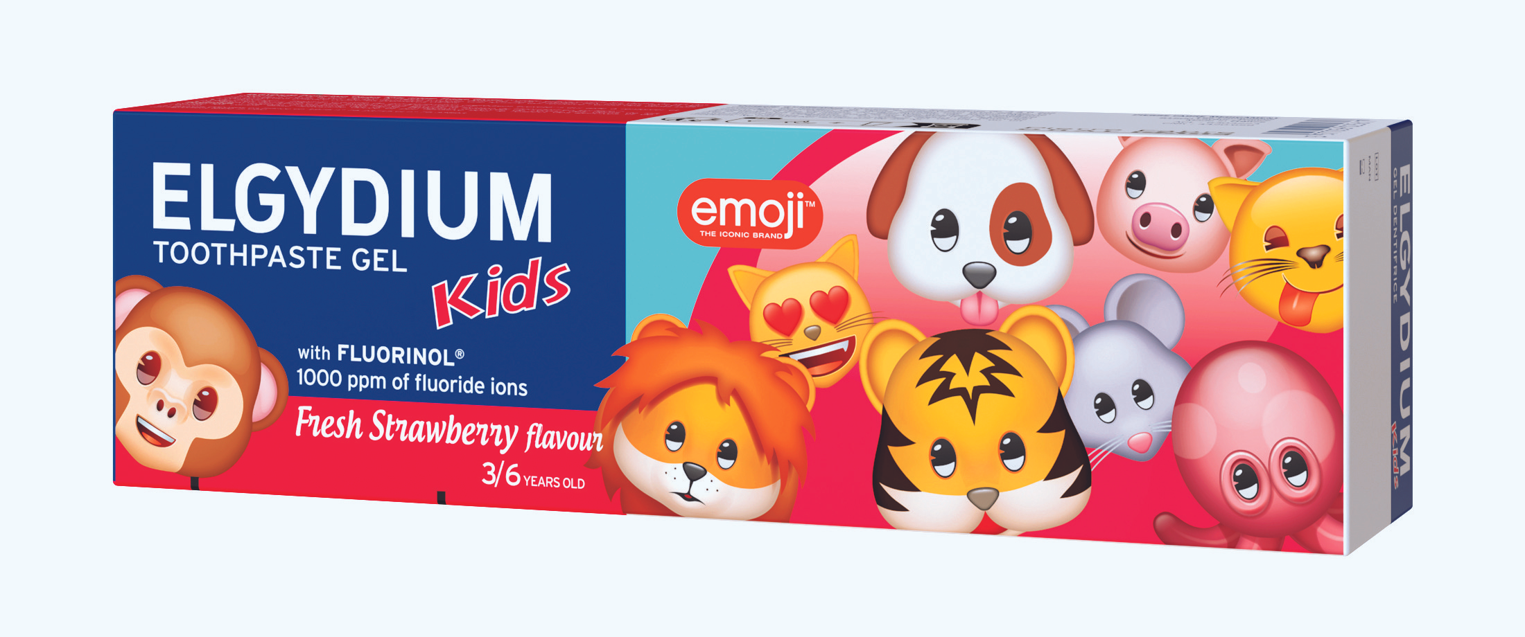 Elgydium Kids Gel Dentífrico Morango Emoji 50ml