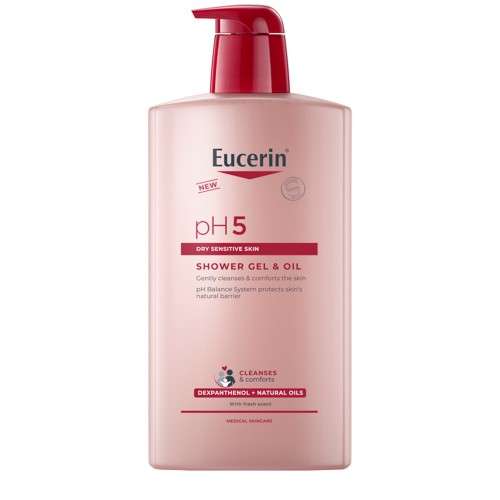 Eucerin pH5 Gel & Óleo de Duche Reconfortante 1L