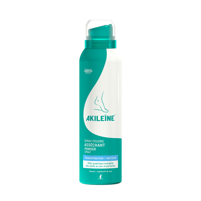 Akileine Spray Pó Absorvente Transpiração 150ml