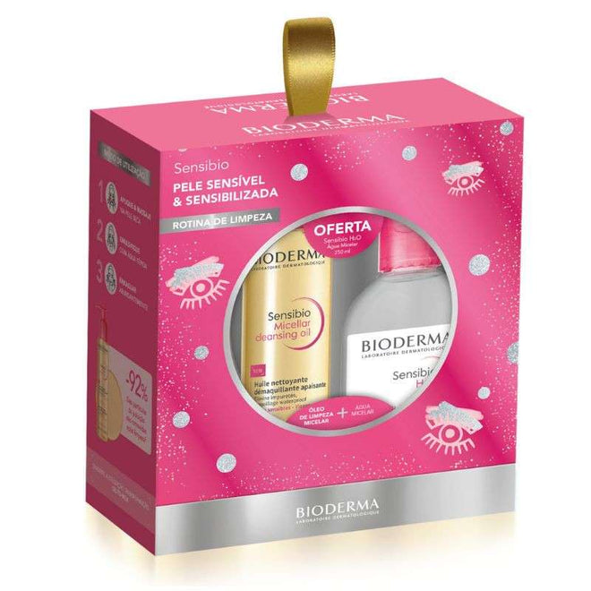 Bioderma Sensibio Glow & Have Fun Coffret |Óleo de Limpeza 150ml + Oferta Água Micelar 250ml