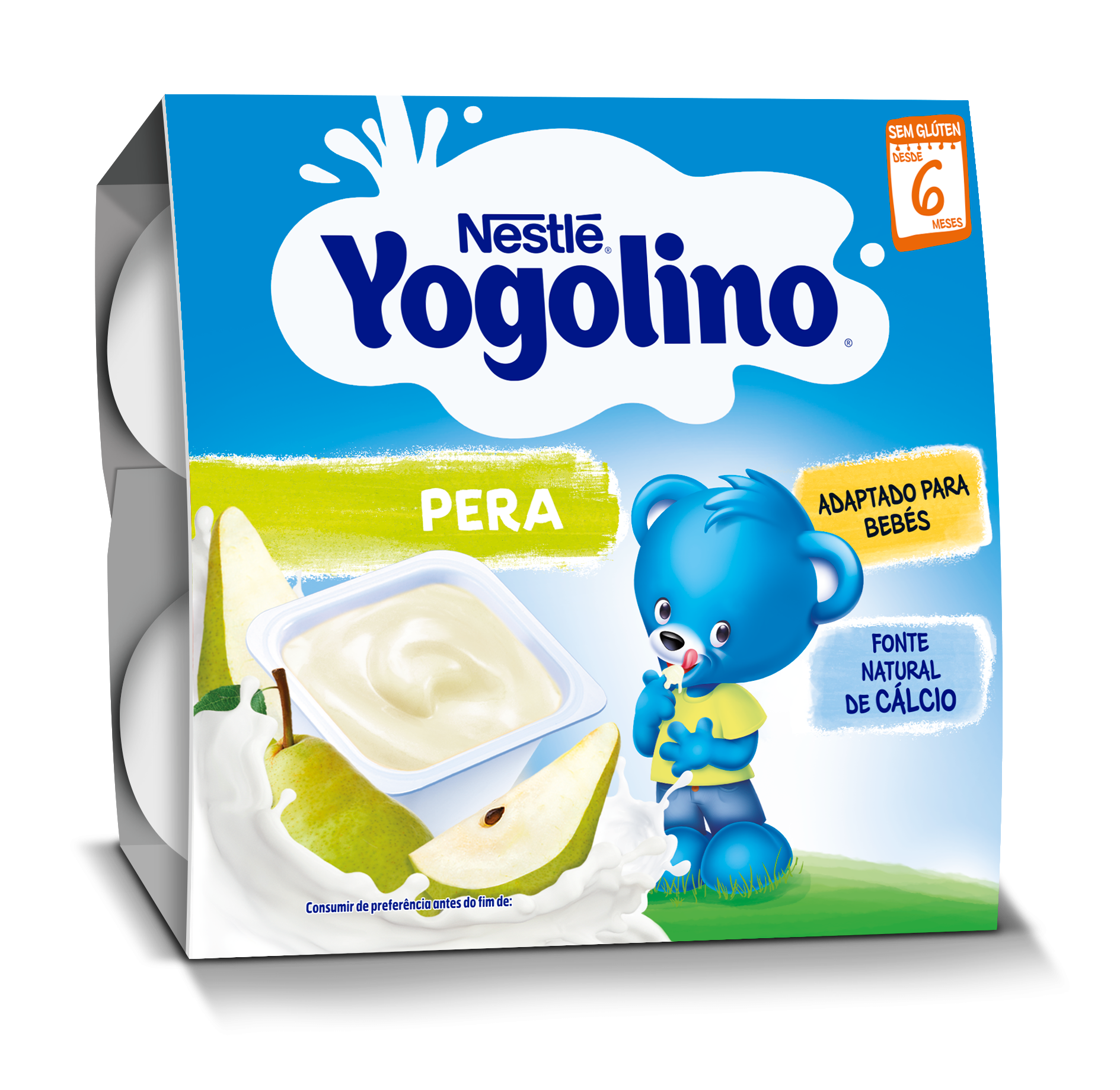 Nestlé Yogolino Pera +6M 4x100g