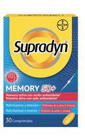 Supradyn Memory 50+ 30 Comprimidos