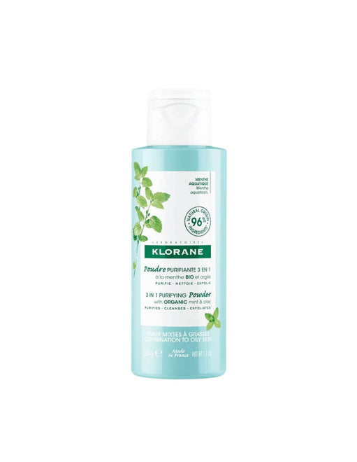 Klorane Detox Menta Aquática Pó Purificante 3 em 1 50g