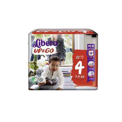 Libero Up & Go Fraldas Tamanho 4, 7/11Kg 24 Unidades