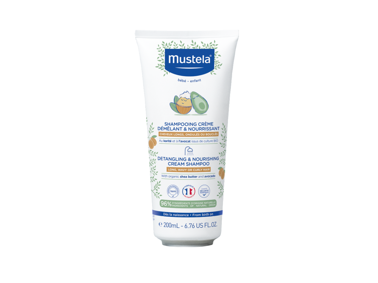 Mustela Bebé Champô Creme Desembaraçador 200ml