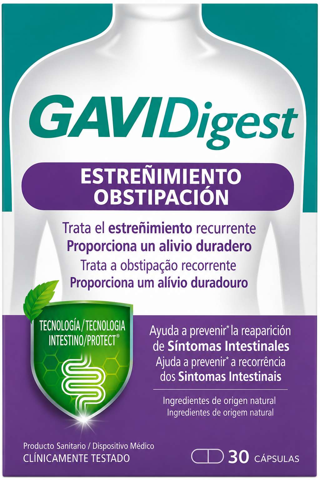GaviDigest Obstipação Cápsulas X30