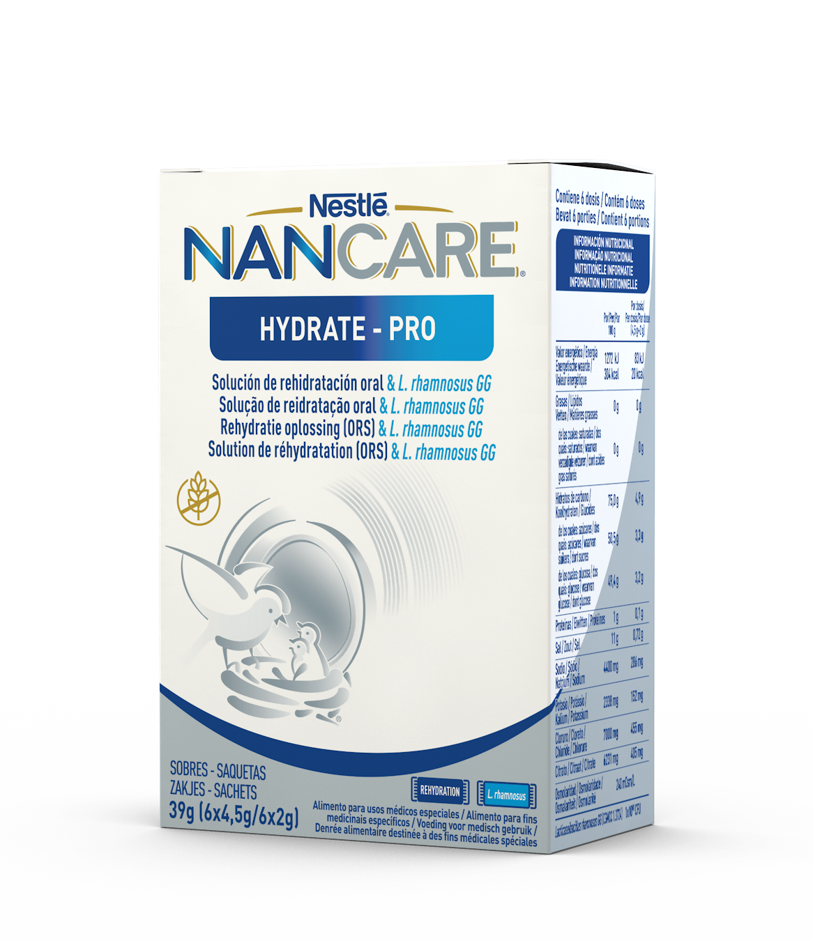 Nancare Hydrate Pro Saquetas 6x4,5g + 6x2g