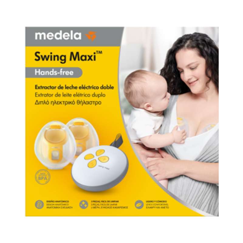 Medela Swing Maxi Hands Free Extractor/Bomba tira leite electrica dupla mãos livres