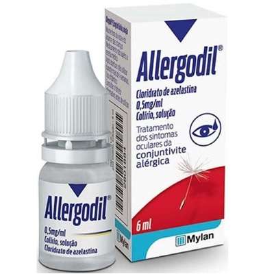 Allergodil 0,5 mg/ml solução colírio - 6ml