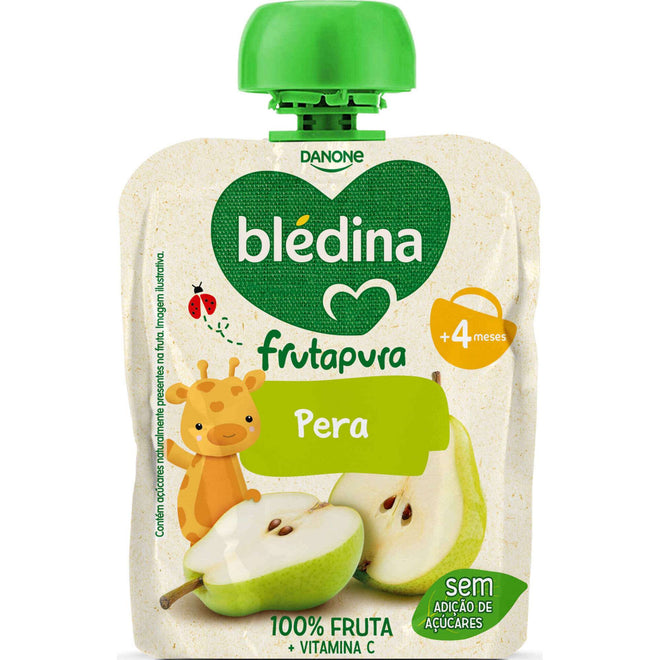 Blédina Frutapura Saqueta Pêra 85G +4M