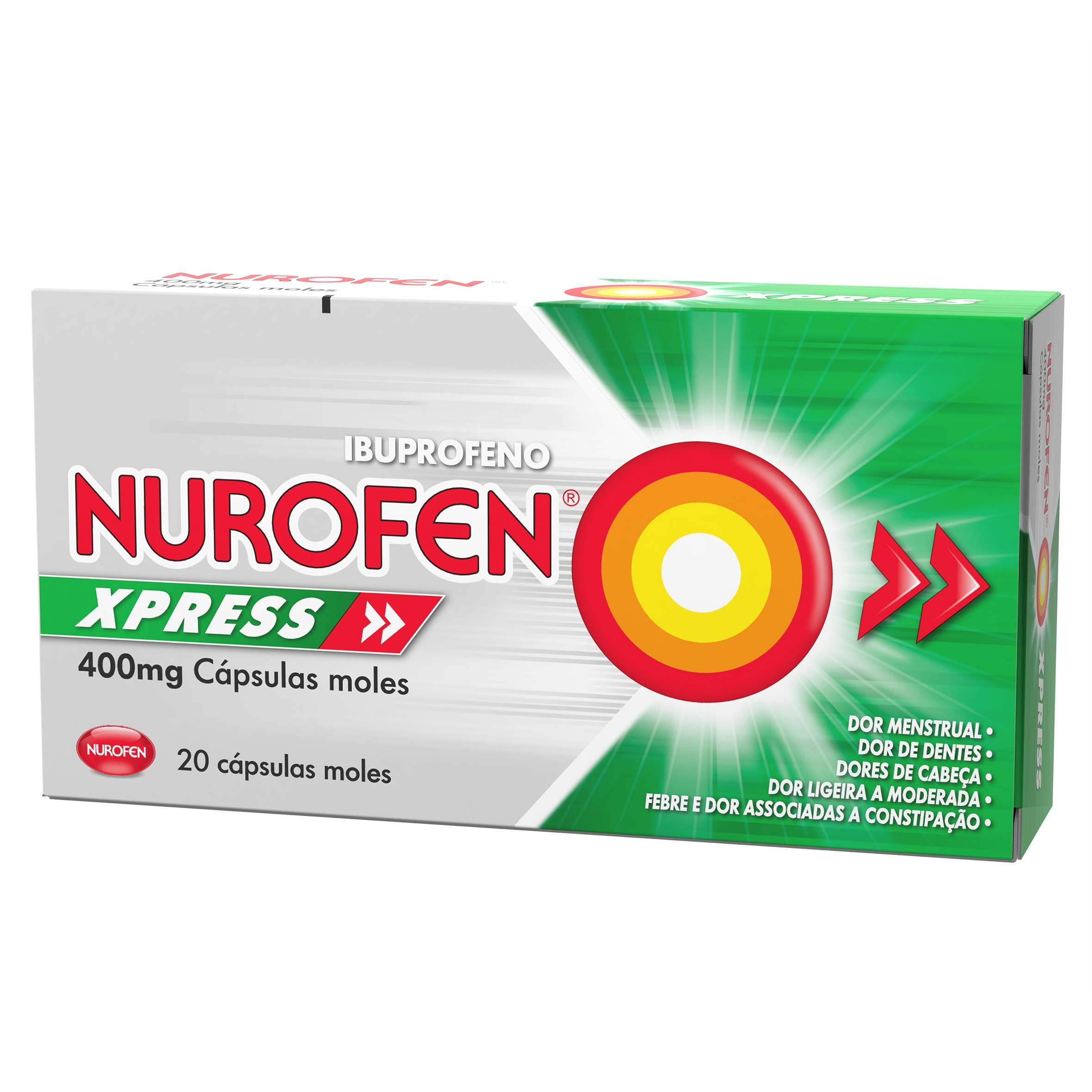 Nurofen Xpress 400mg Cápsulas Moles x20