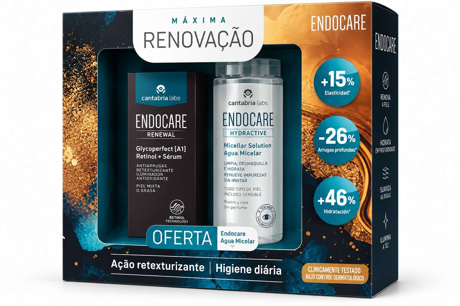 Endocare Renewal Glycoperfect[Az] Serum - 50ml + Oferta Agua Micelar - 400ml