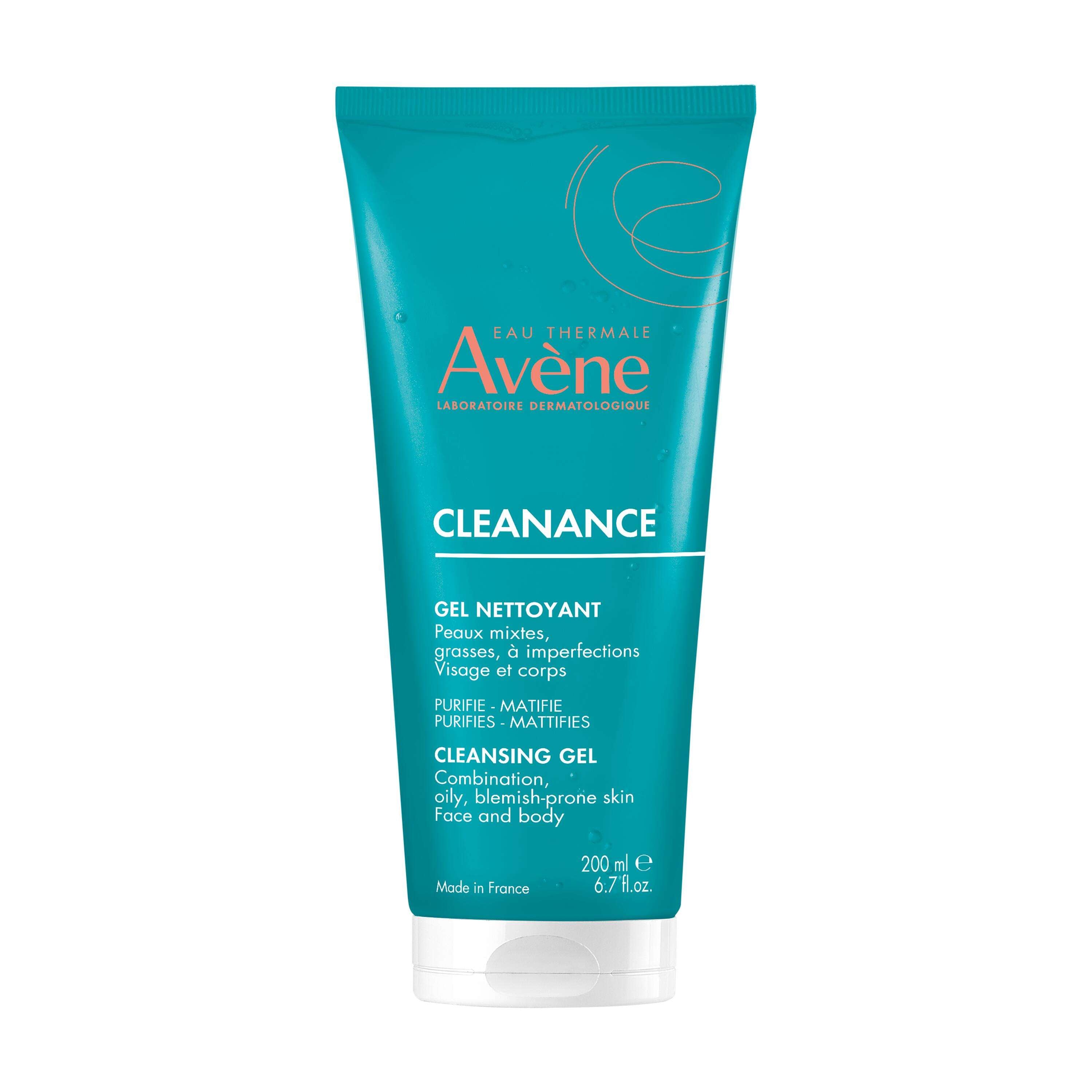 Avène Cleanance Gel de Limpeza Rosto Pele Oleosa Acne 200ml