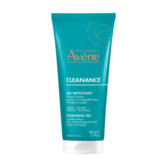 Avène Cleanance Gel de Limpeza Rosto Pele Oleosa Acne 200ml