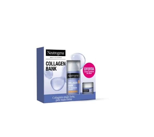 Neutrogena Collagen Bank Coffret Creme SPF30 50mL com Oferta de Gel Creme Olhos 15g